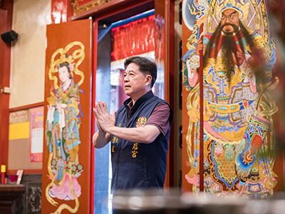 高雄路竹天后宮主委 林景星